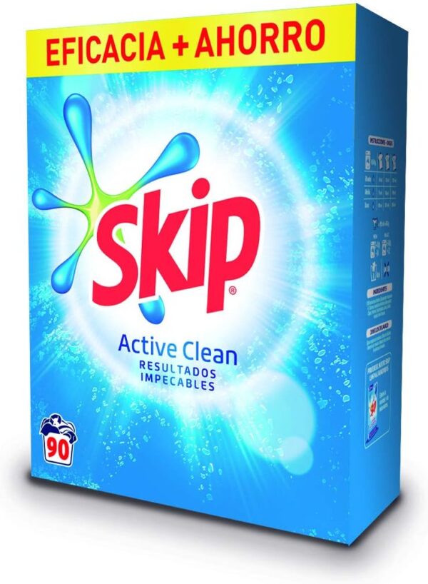 Skip Active Clean Lessive En Poudre 90 Lavados – Image 2