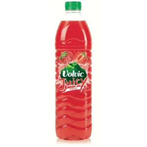Bouteille de boisson Juicy Fraise Volvic 1,5L au goût intense de fraise