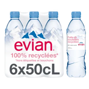 Pack de 6 bouteilles de 50cl d’Hépar eau minérale naturelle – Source riche en magnésium