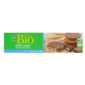 sachet de sablés chocolat bio 200g de la marque Le Réflexe Bio – Belle France