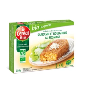 Galettes sarrasin boulghour bio CEREAL Bio 200g – galettes végétariennes riches en fibres, emballage vert