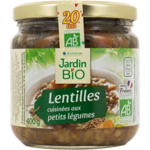 lentilles aux légumes bio jardin bio