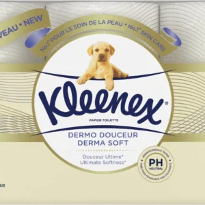Kleenex Dermo Douceur X6 mouchoirs doux et hypoallergéniques