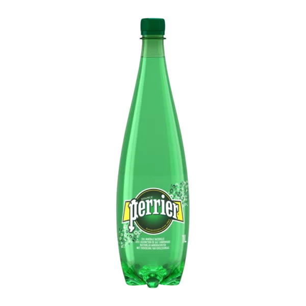 Pack de 6 bouteilles d’eau gazeuse PERRIER 1L – Eau minérale naturelle pétillante