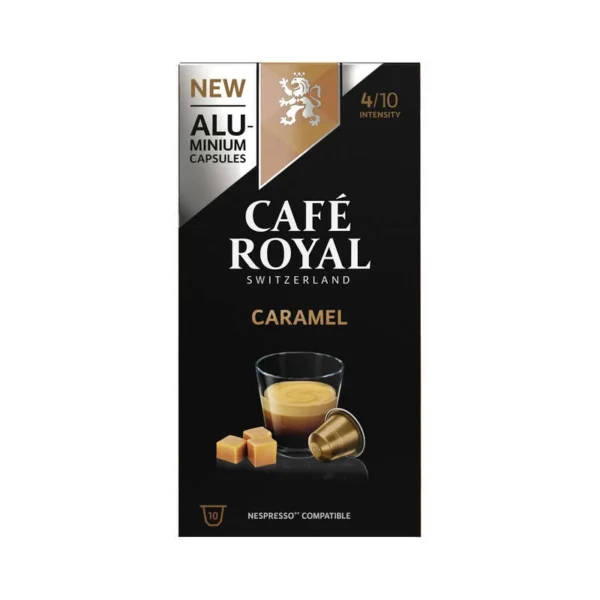 Capsules Café Caramel Nespresso – lot de 60, arôme doux et gourmand