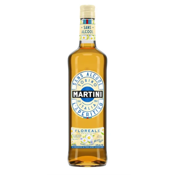 Bouteille de 75cl d’Aperitivo Floreale sans alcool Martini – boisson élégante et florale