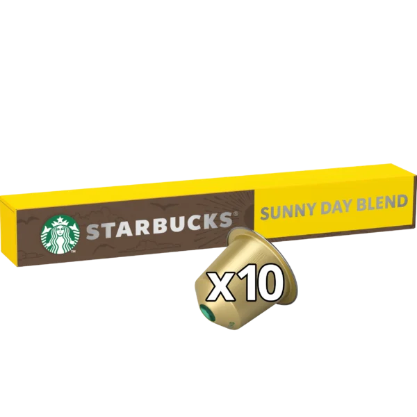 Capsules café Sunny Blend Starbucks compatibles Nespresso – boîte de 10