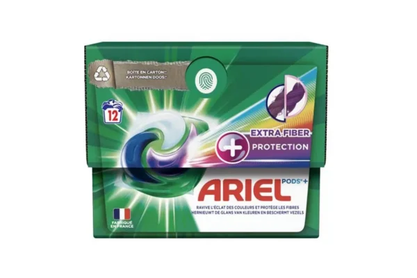 Boîte de capsules de lessive Pods Extra Fibre Ariel – nettoyage en profondeur et soin des fibres