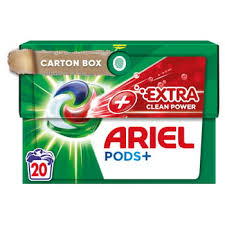 Boîte de lessive Extra Clean Ariel pour 20 lavages – Efficacité renforcée contre les taches