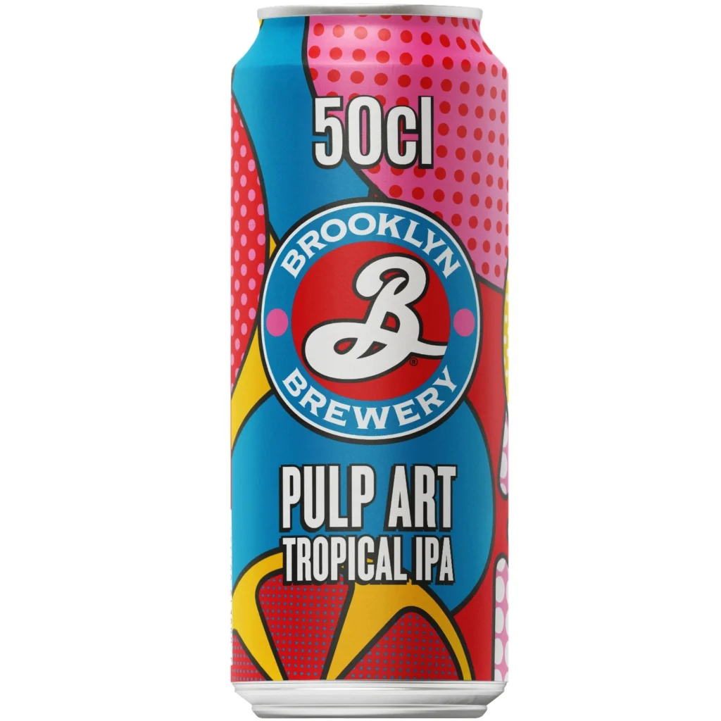 Bouteille de 50cl de Bière IPA Brooklyn Tropical Pulp Art – Saveur exotique et notes fruitées