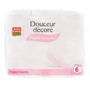 Papier toilettes décorés apportant confort et élégance à vos sanitaires