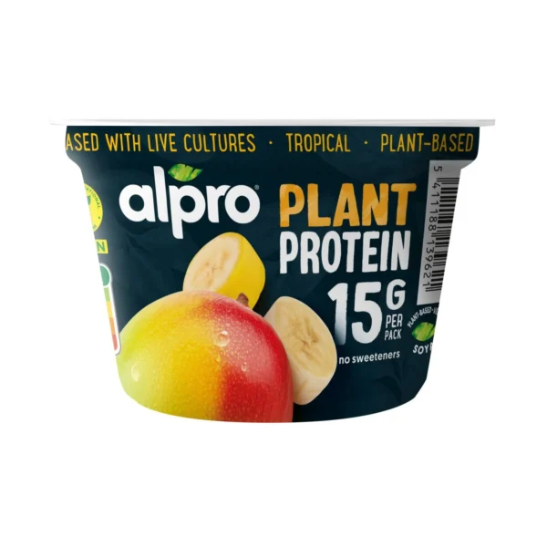 Dessert végétal protéiné tropical Alpro 200g, source de protéines végétales