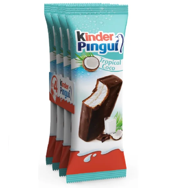 Kinder génoise noix de coco 120g – gâteau moelleux fourré à la crème de coco