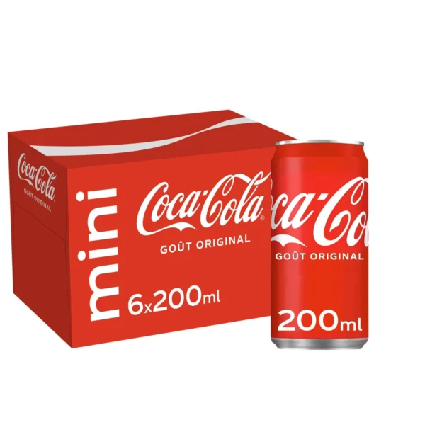 Bouteilles Coca-Cola verre 20cl – Pack de 6, célébrant l’origine et la saveur authentique de Coca-Cola.