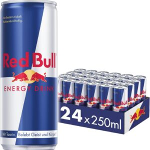 Pack 24 canettes Red Bull Energy Drink 250 ml – palette de boissons énergisantes