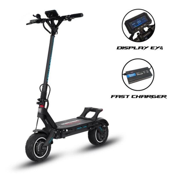 Trottinette électrique Dualtron Victor Luxury EY4 30 ah noire vue de côté